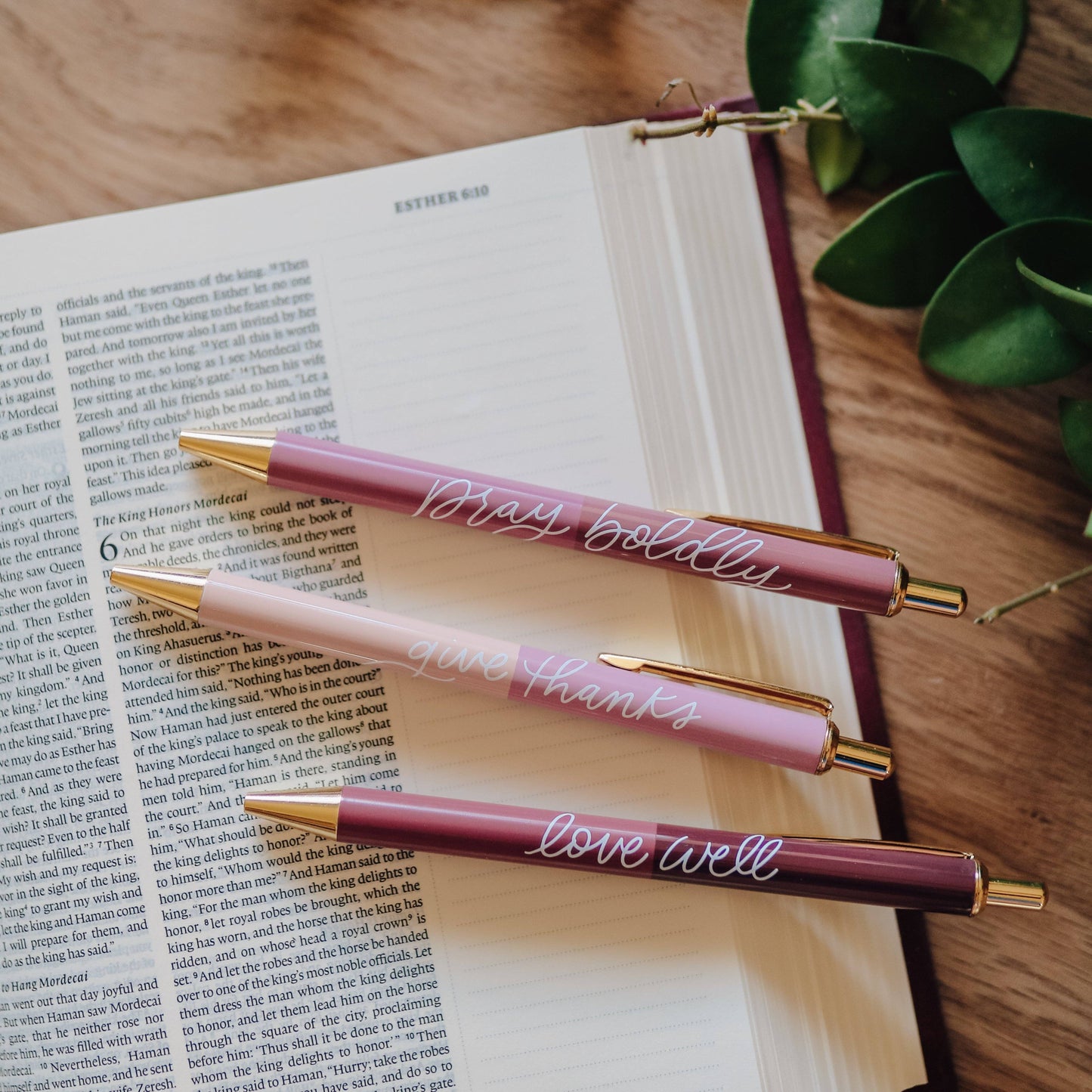 Rose Tone Pen Set