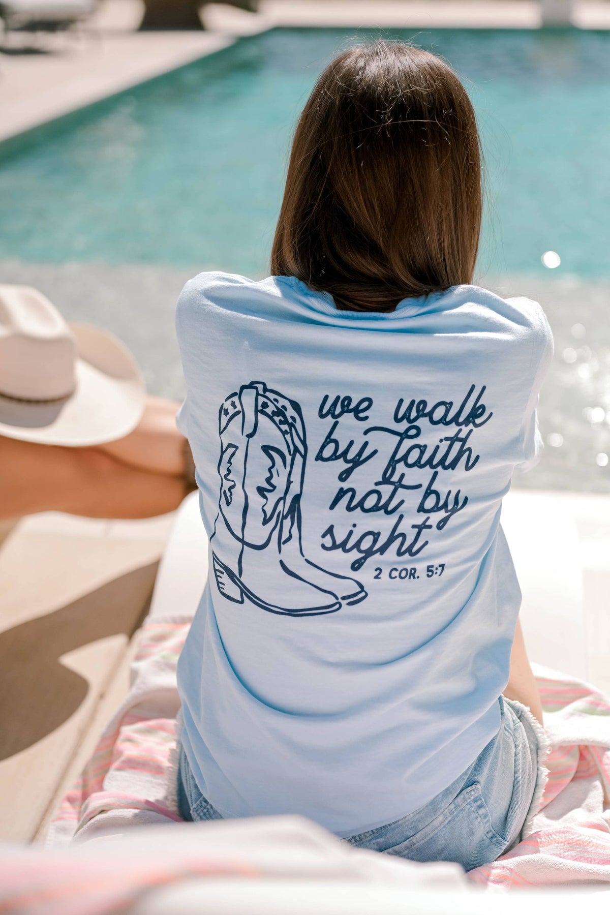 Walk By Faith Pocket Tee