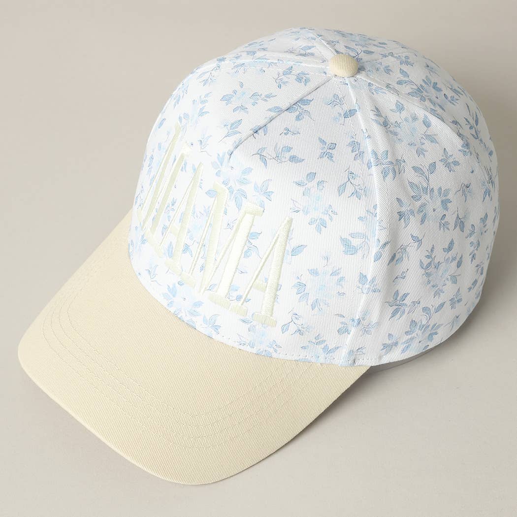 MAMA Floral Trucker Hat