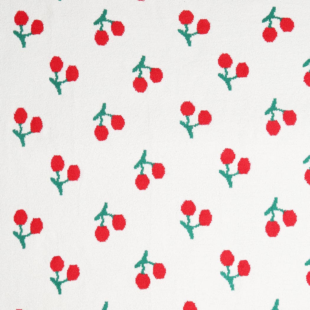 Cherry Throw Blanket