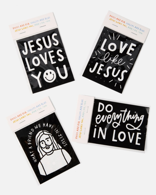 Love Like Jesus  Fuzzy Coloring Cards