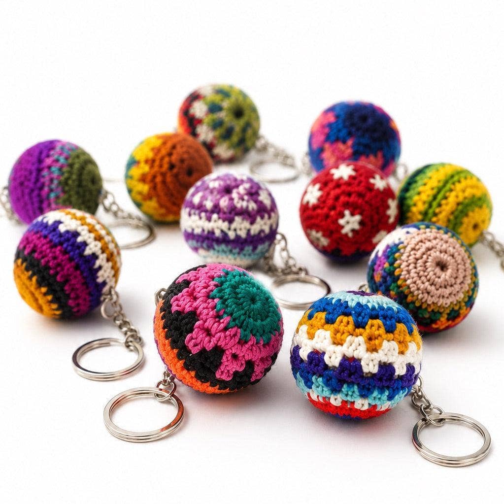 Mini Hacky Sack Keychain