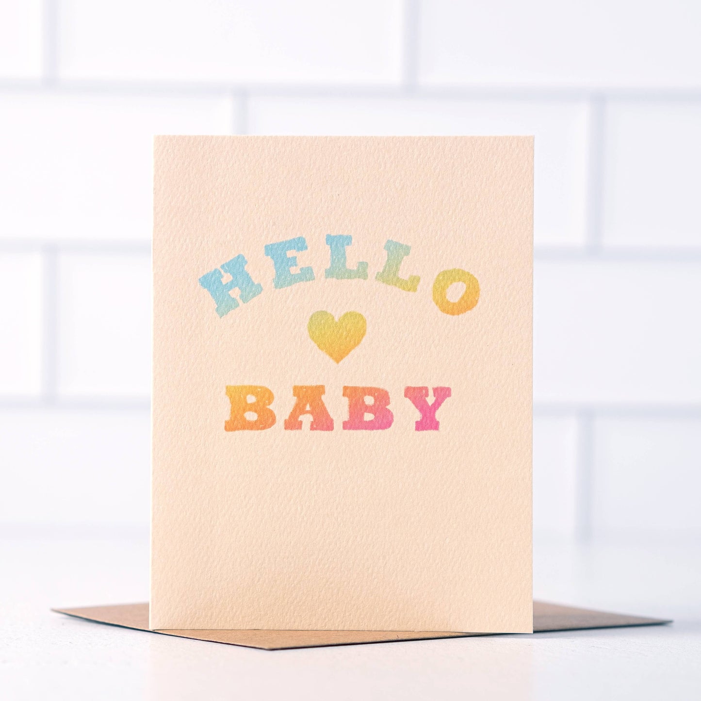 Hello Baby - Welcome Baby Card