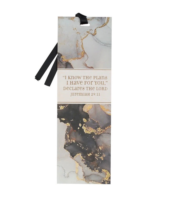Jeremiah 29:11 Marble Bookmark