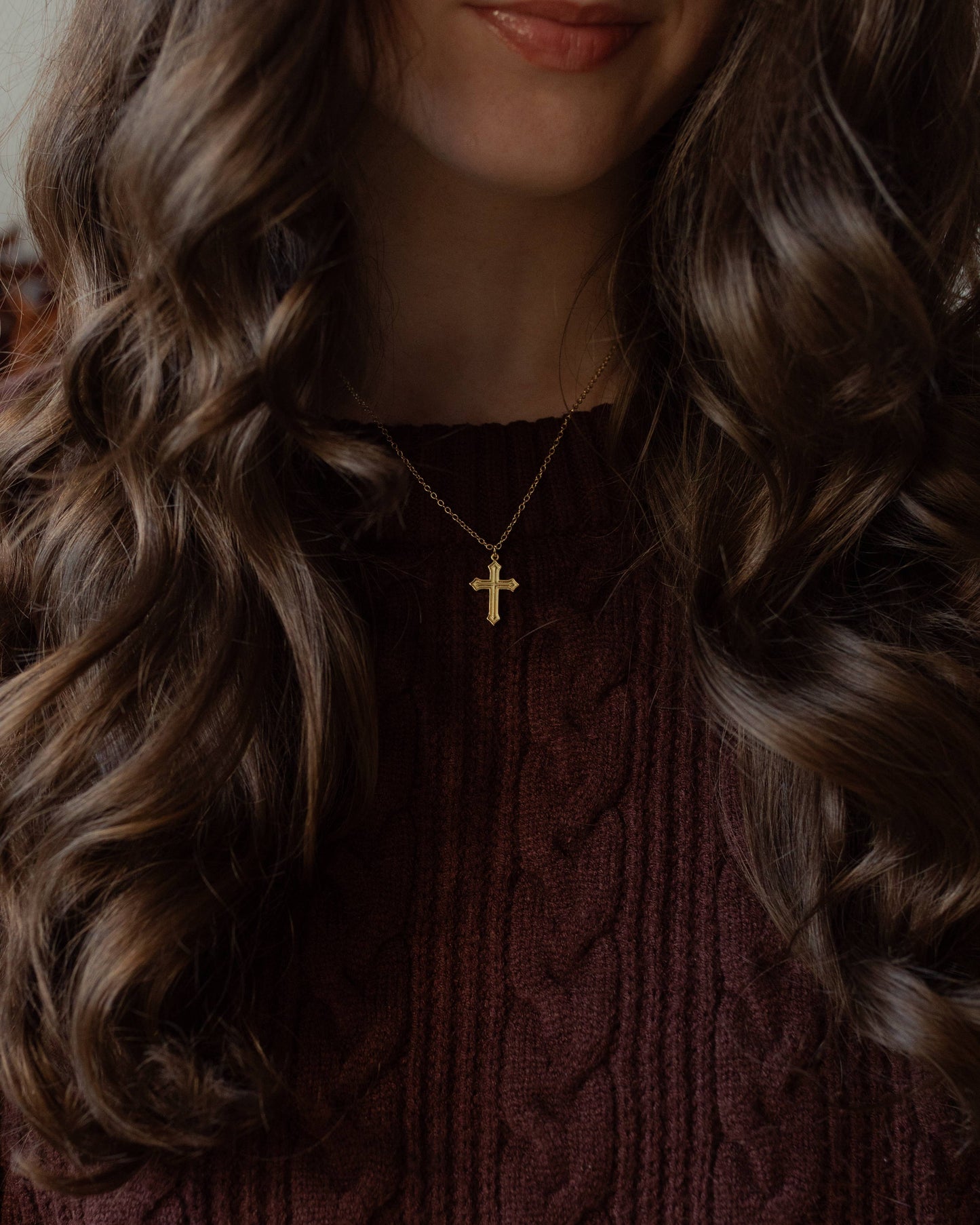 Ornate Cross Necklace