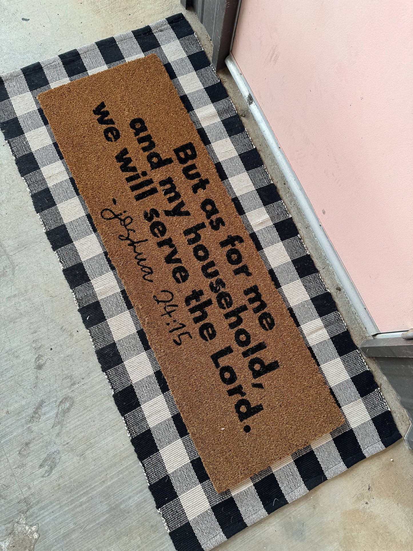 Joshua 24:15 | XL Doormat