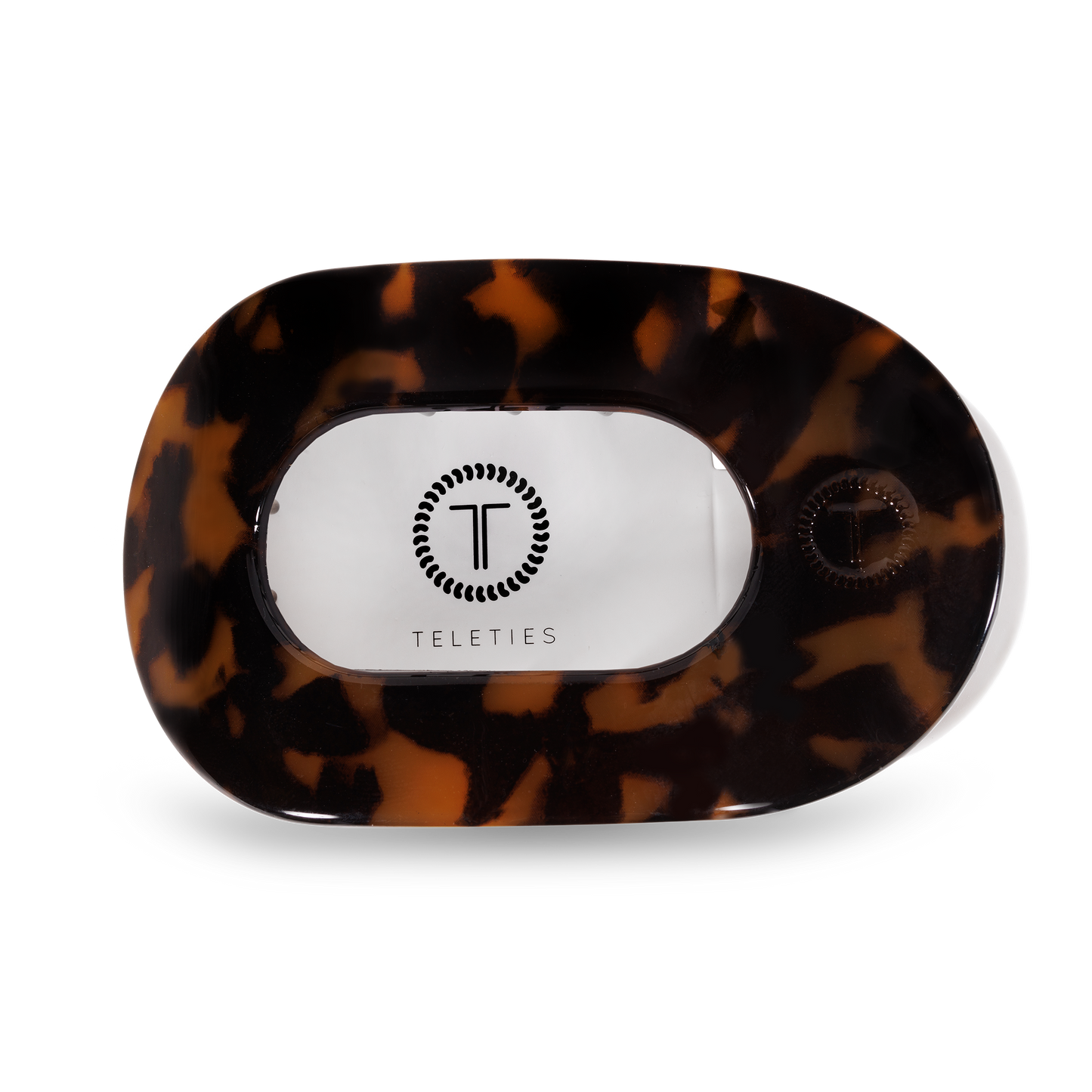Round Large Tortoise Flat Hair Clip