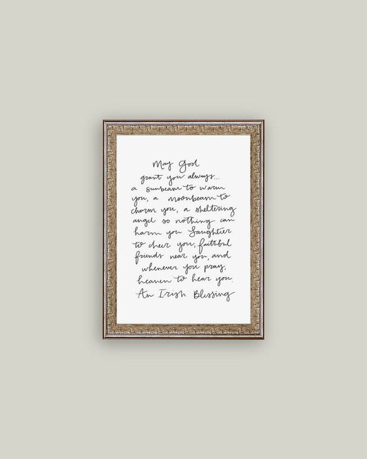 A Irish Blessing Wall Art