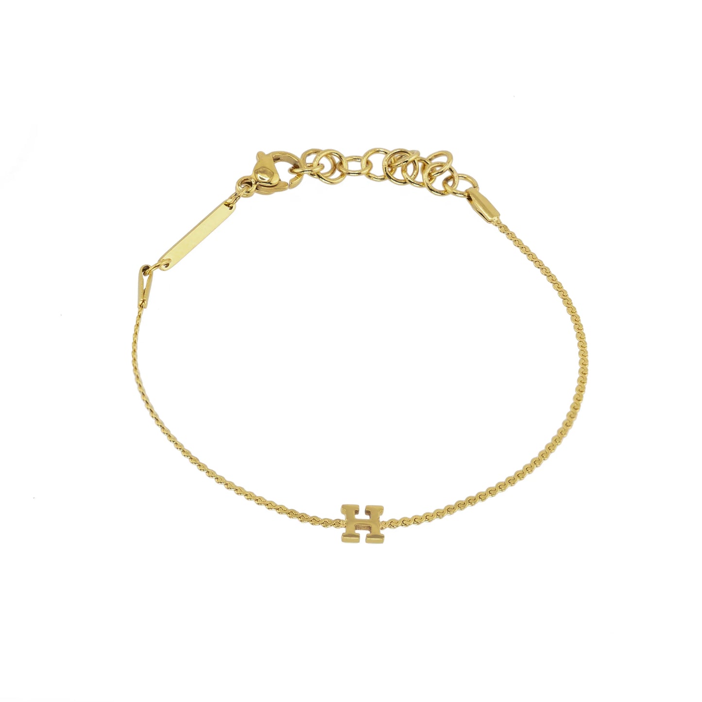 Dainty Love Initial Bracelet