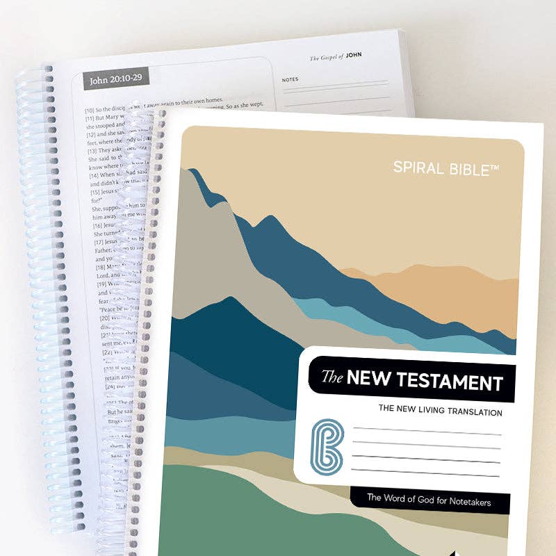 Spiral Bible NLT Mountains Bible: New Testament