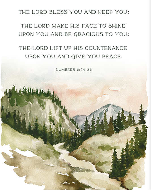 Benediction Print (Mountains)