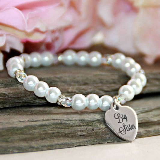 Big Sister Pearl Bracelet