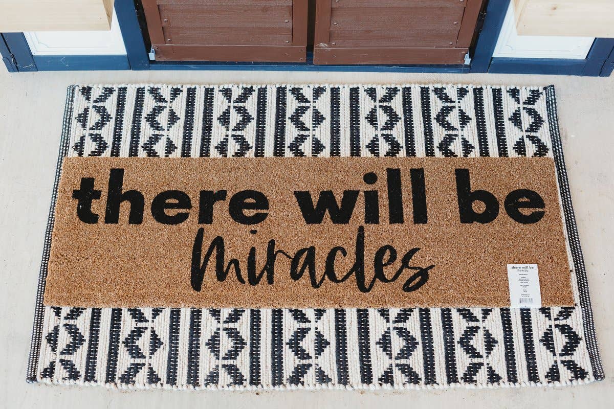 there will be Miracles | XL Doormat