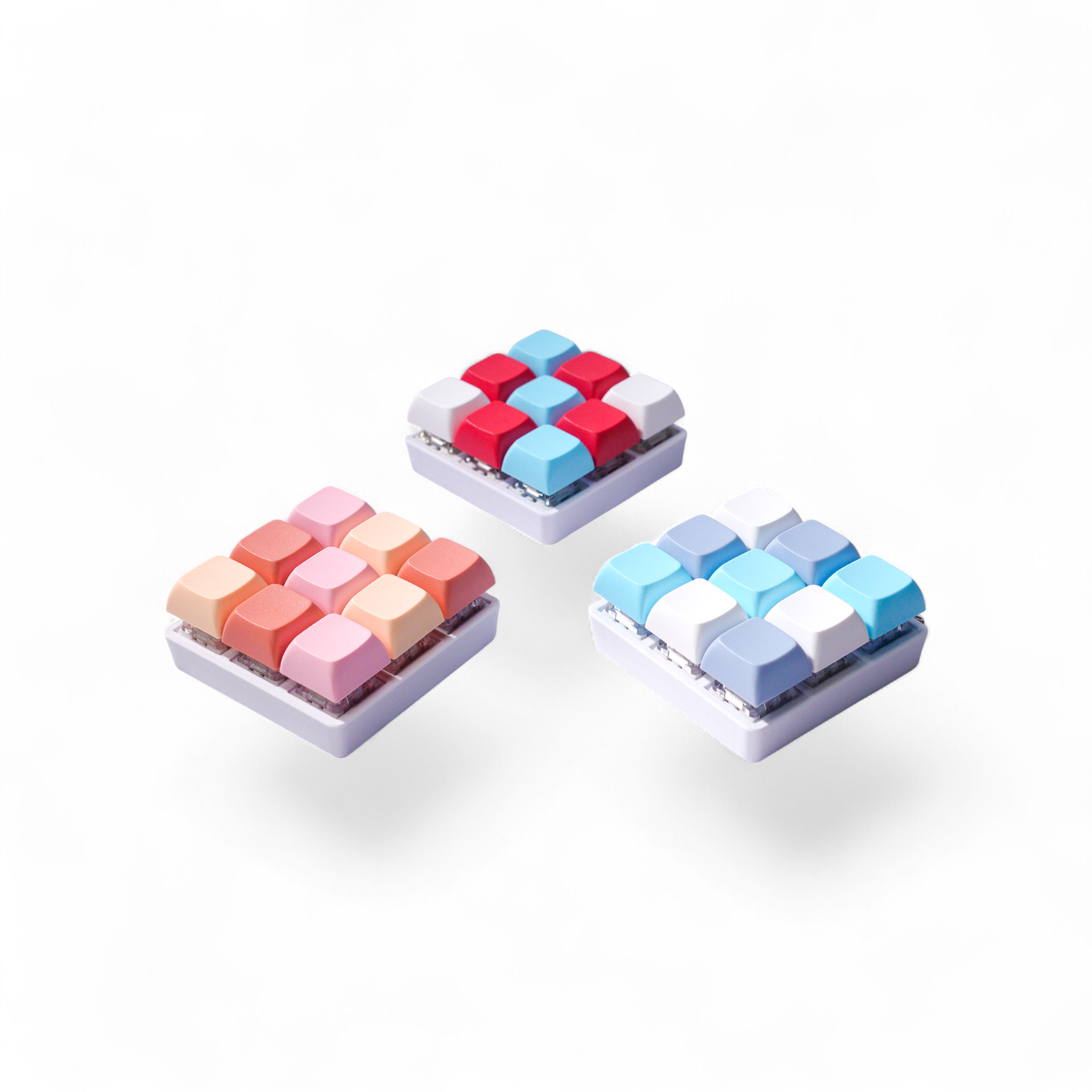 9 Key Keyboard Fidget Keychain