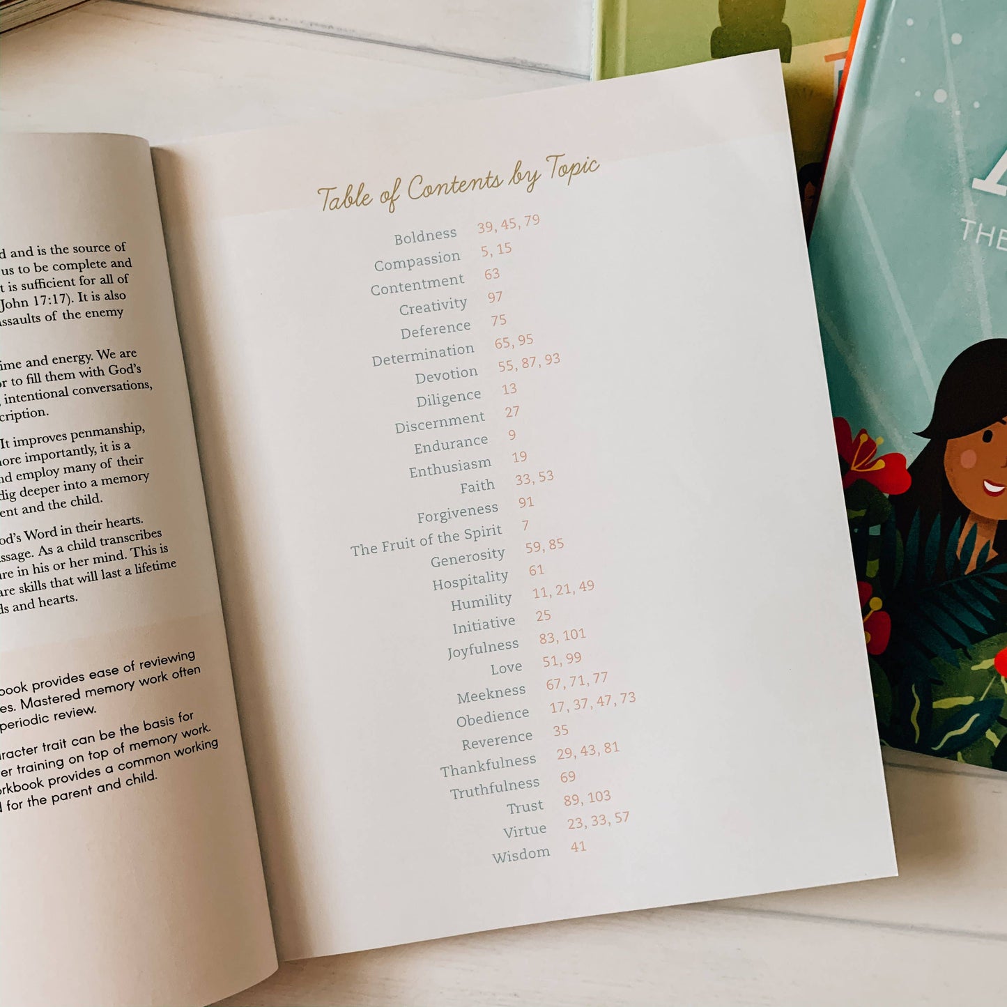 My Scripture Workbook: Characters