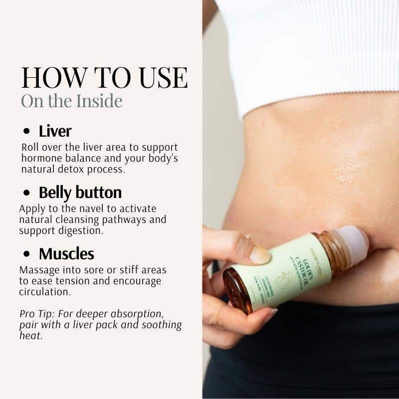 Organic Golden Castor Oil Roll-on