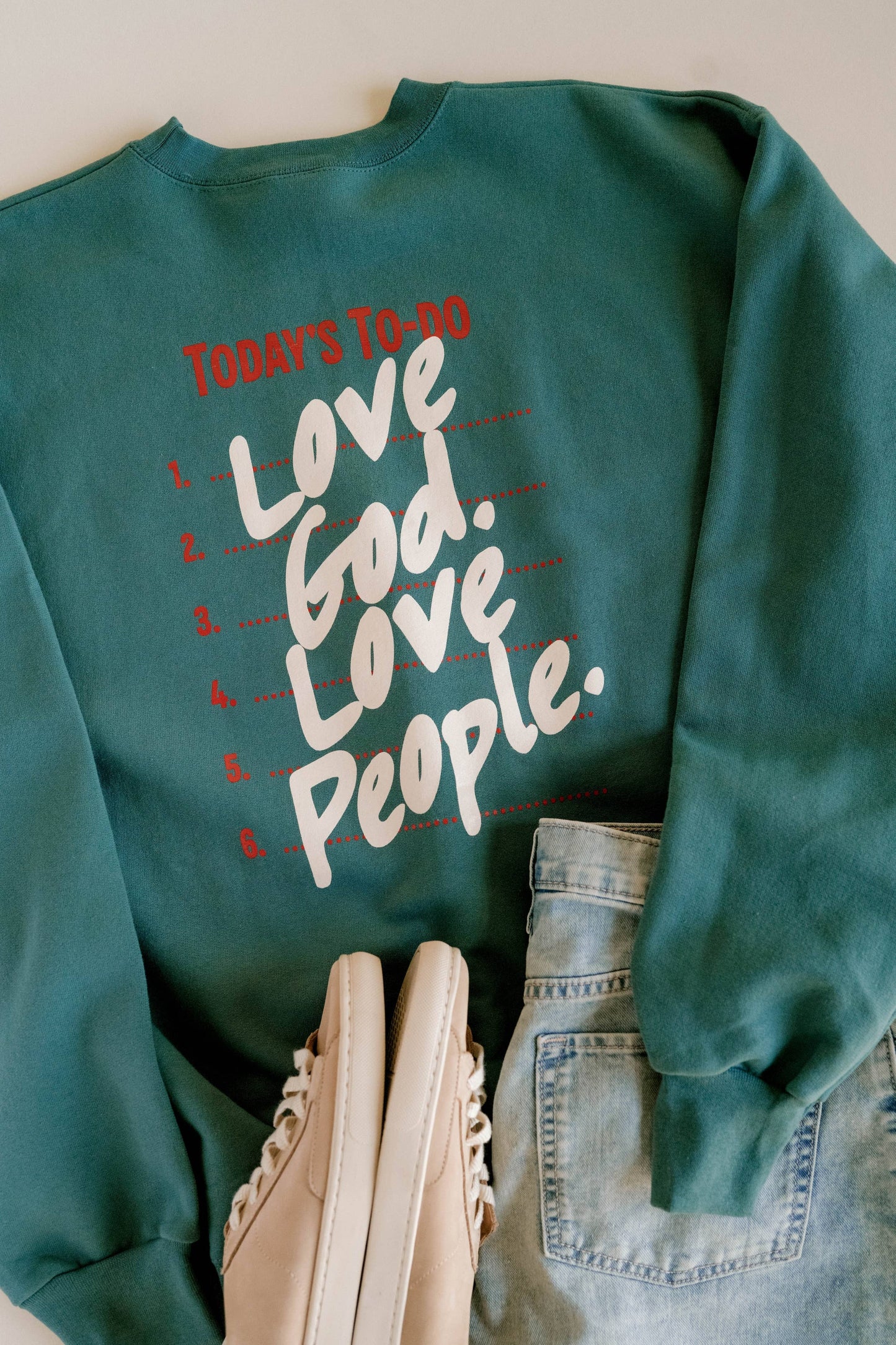 Love God Love People Pullover