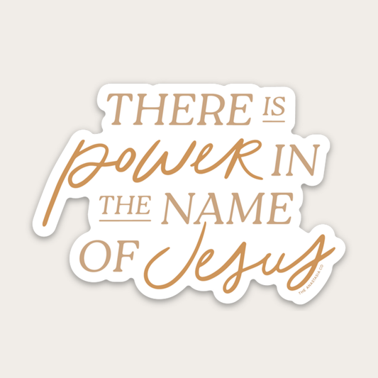 Power in the Name of Jesus Sticker