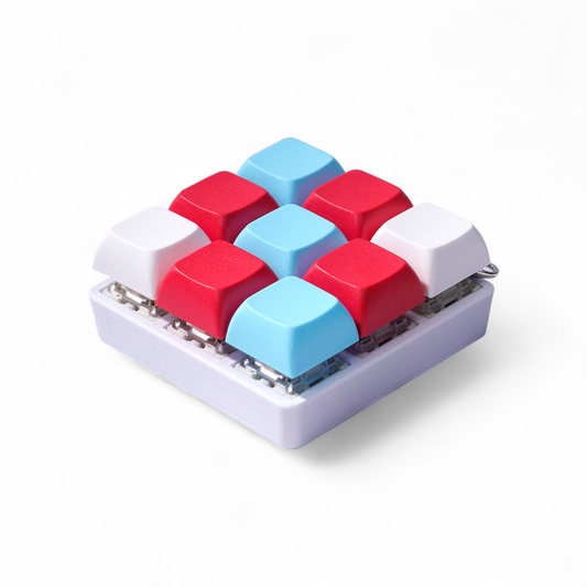 9 Key Keyboard Fidget Keychain