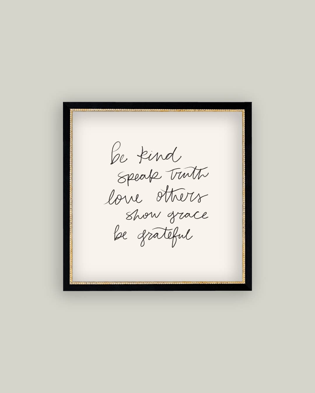 Be Kind Antique Wall Art