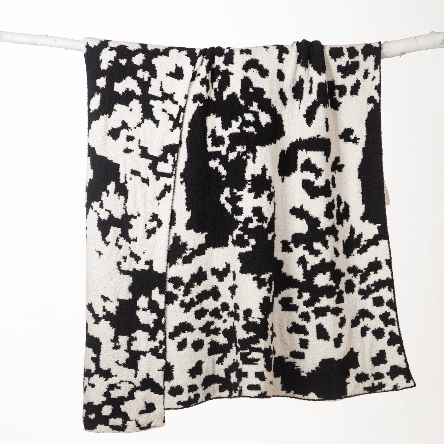 Cowhide Throw Blanket