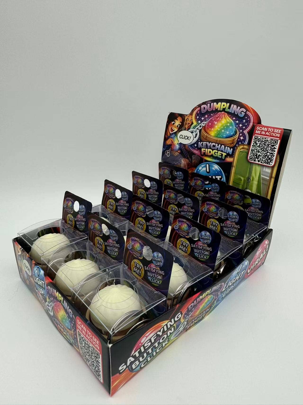 Dumpling Light-Up Keychain
