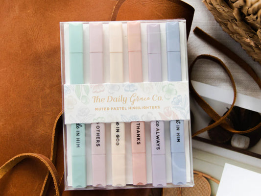 Muted Pastel Highlighters