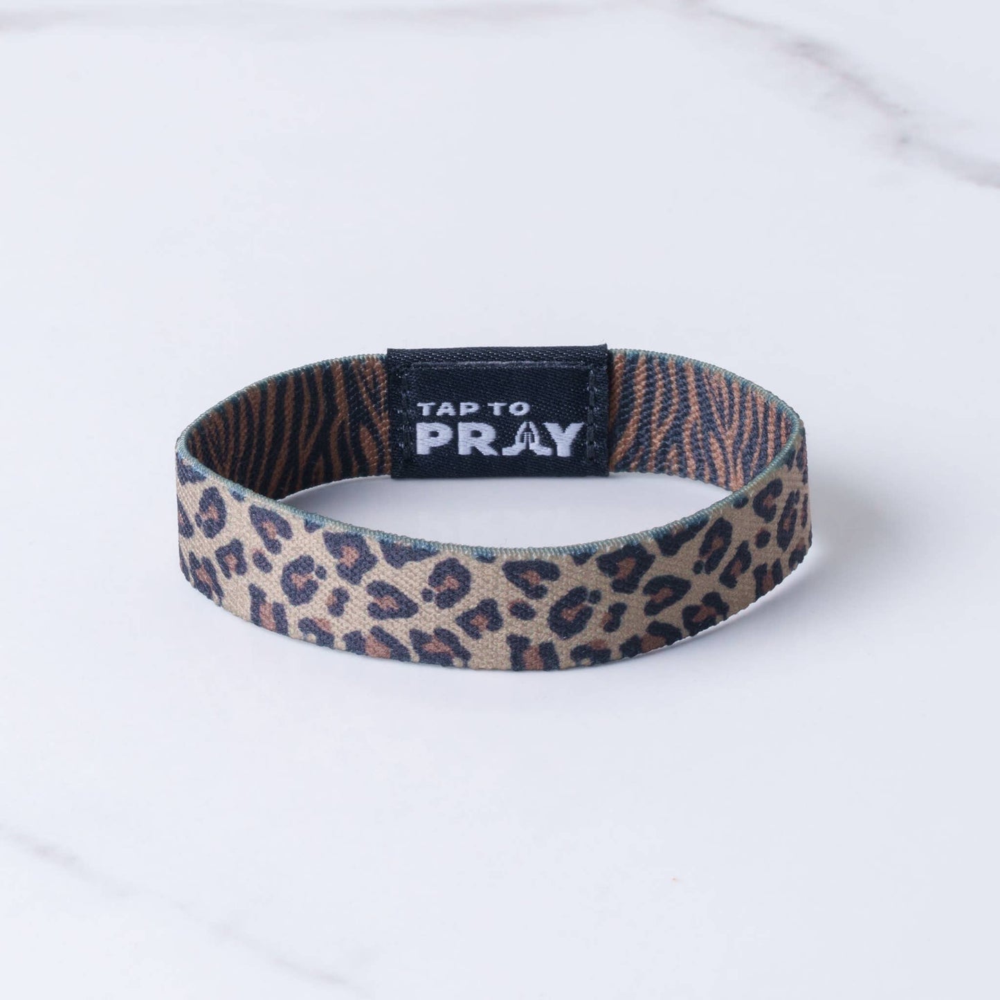 Tap To Pray Wristbands: Safari Leopard