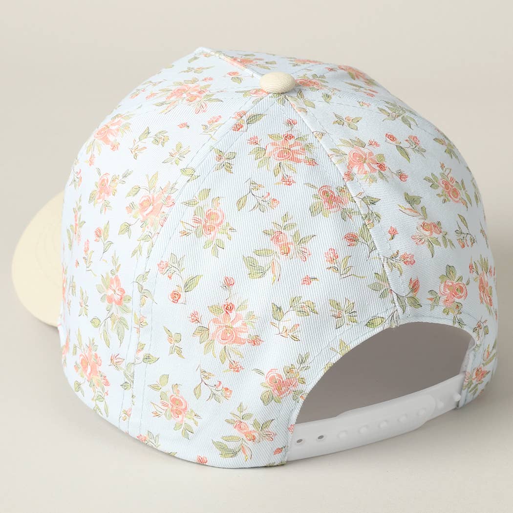 MAMA Floral Trucker Hat