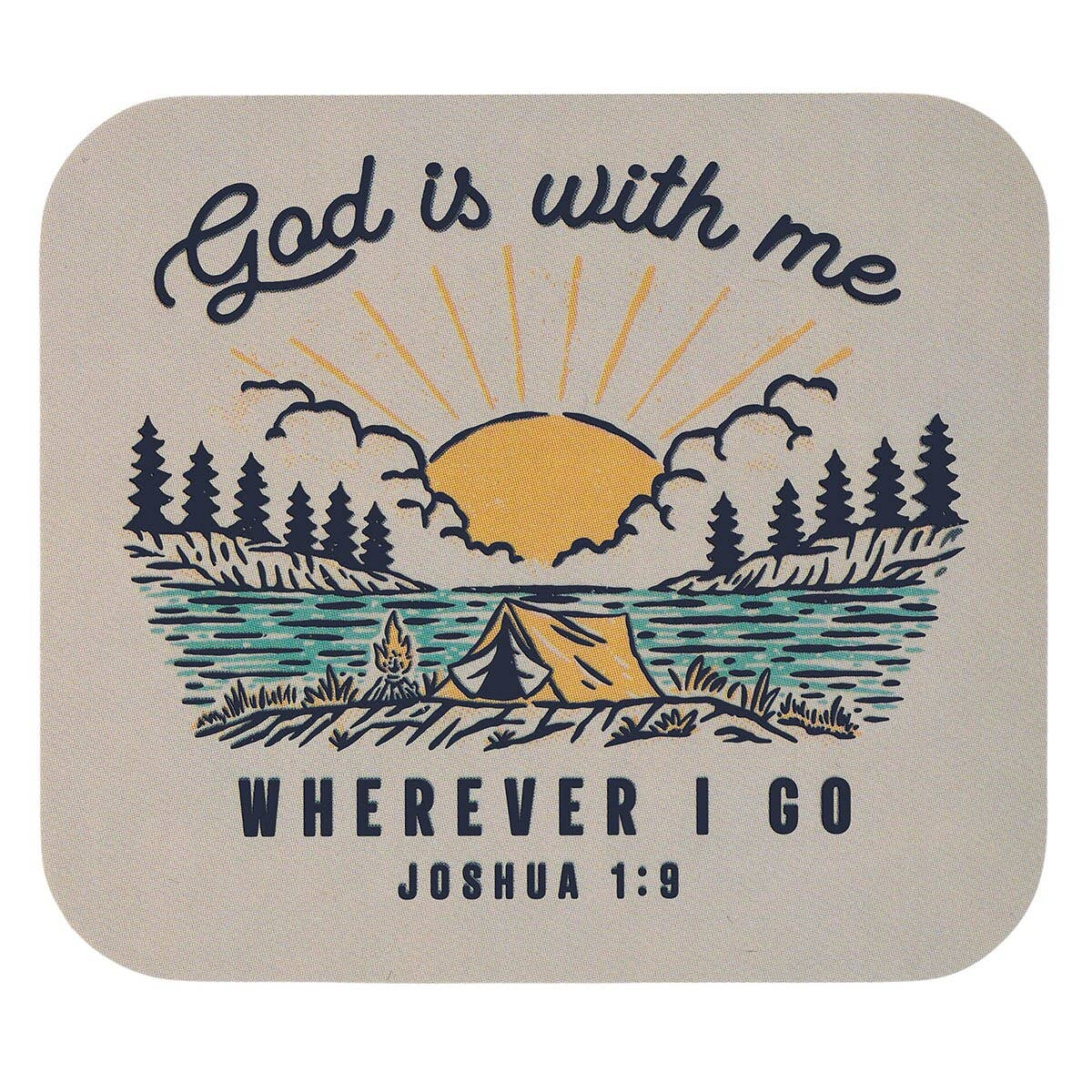 Joshua 1:9 Sticker