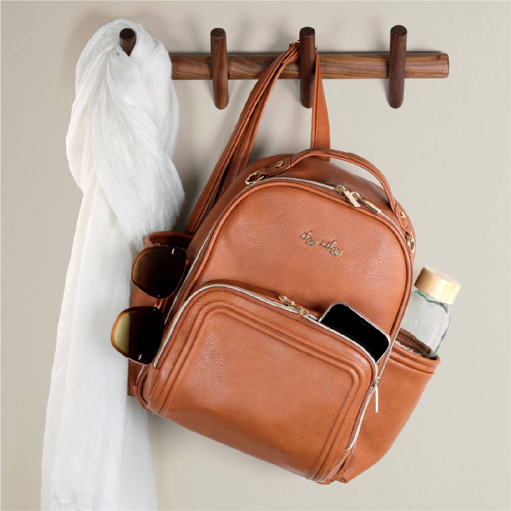 Cognac Itzy Mini Plus Diaper Bag