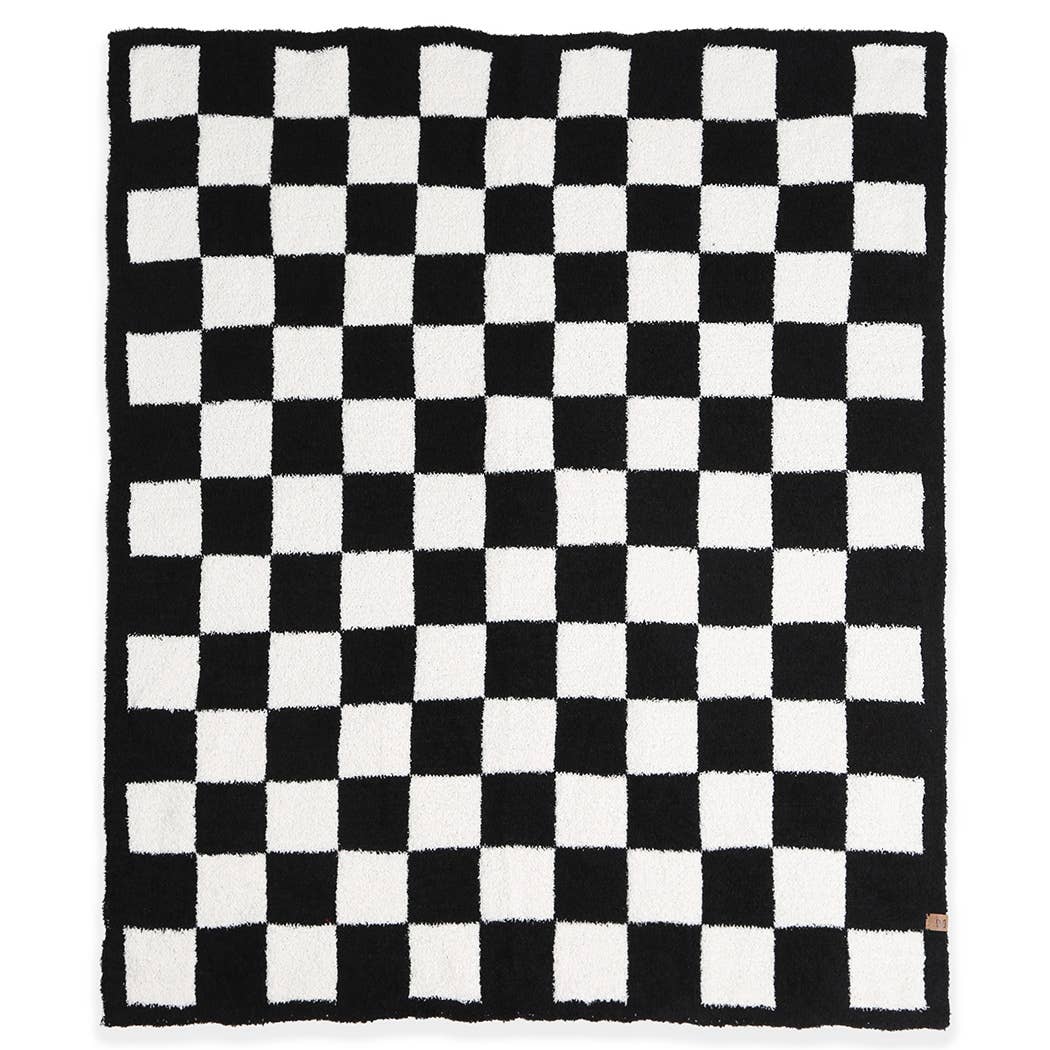 Kids Checkered Throw Blanket