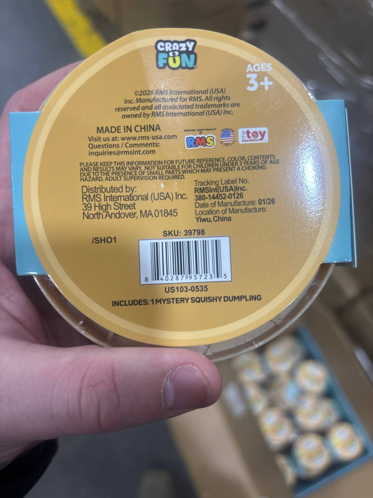 RMS Mystery Dumpling