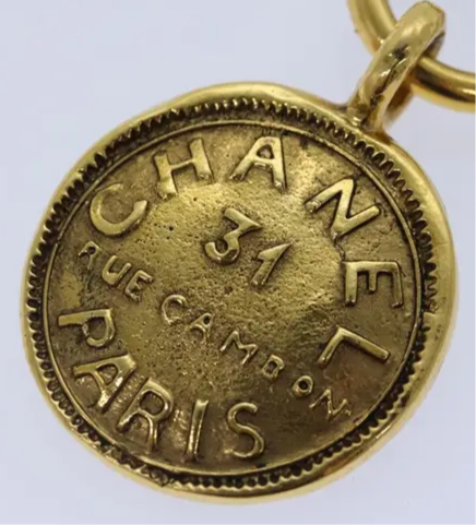 Yochi Chanel Coin Necklace