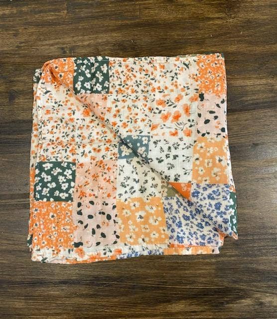 Floral Patchwork Swaddle