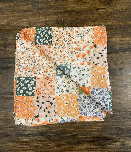 Floral Patchwork Swaddle