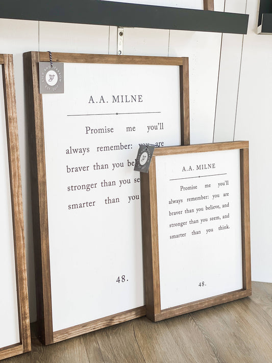 Wall Art | Promise Me…