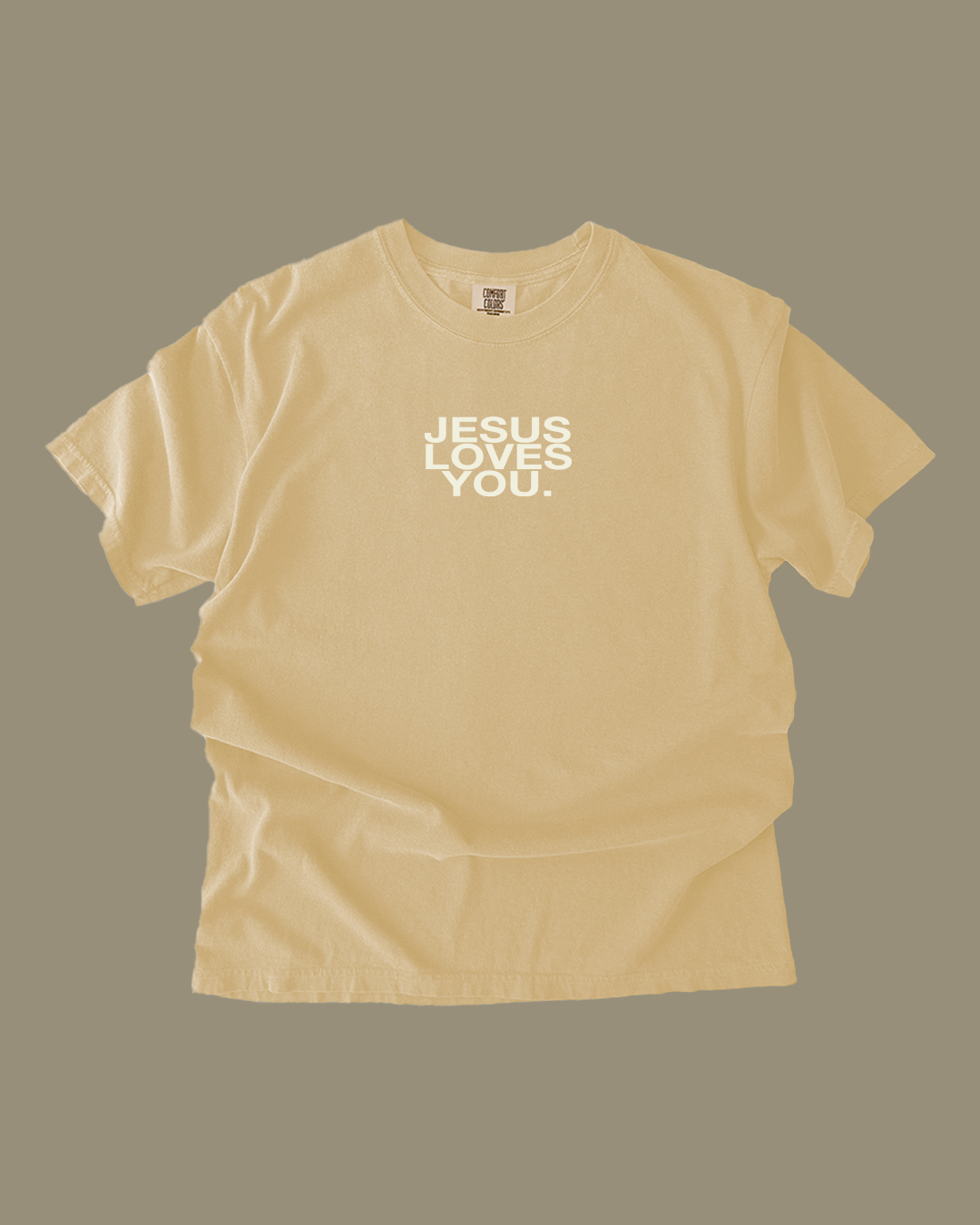 Buttercream JESUS LOVES YOU Tee
