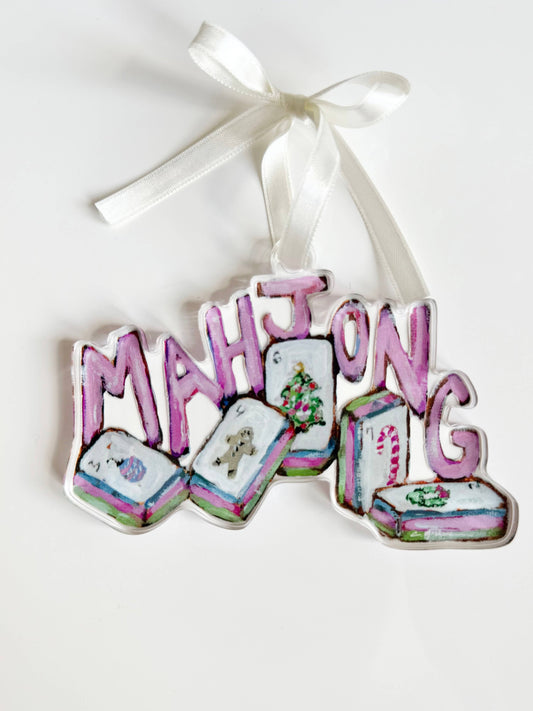 Mahjong Christmas Ornament