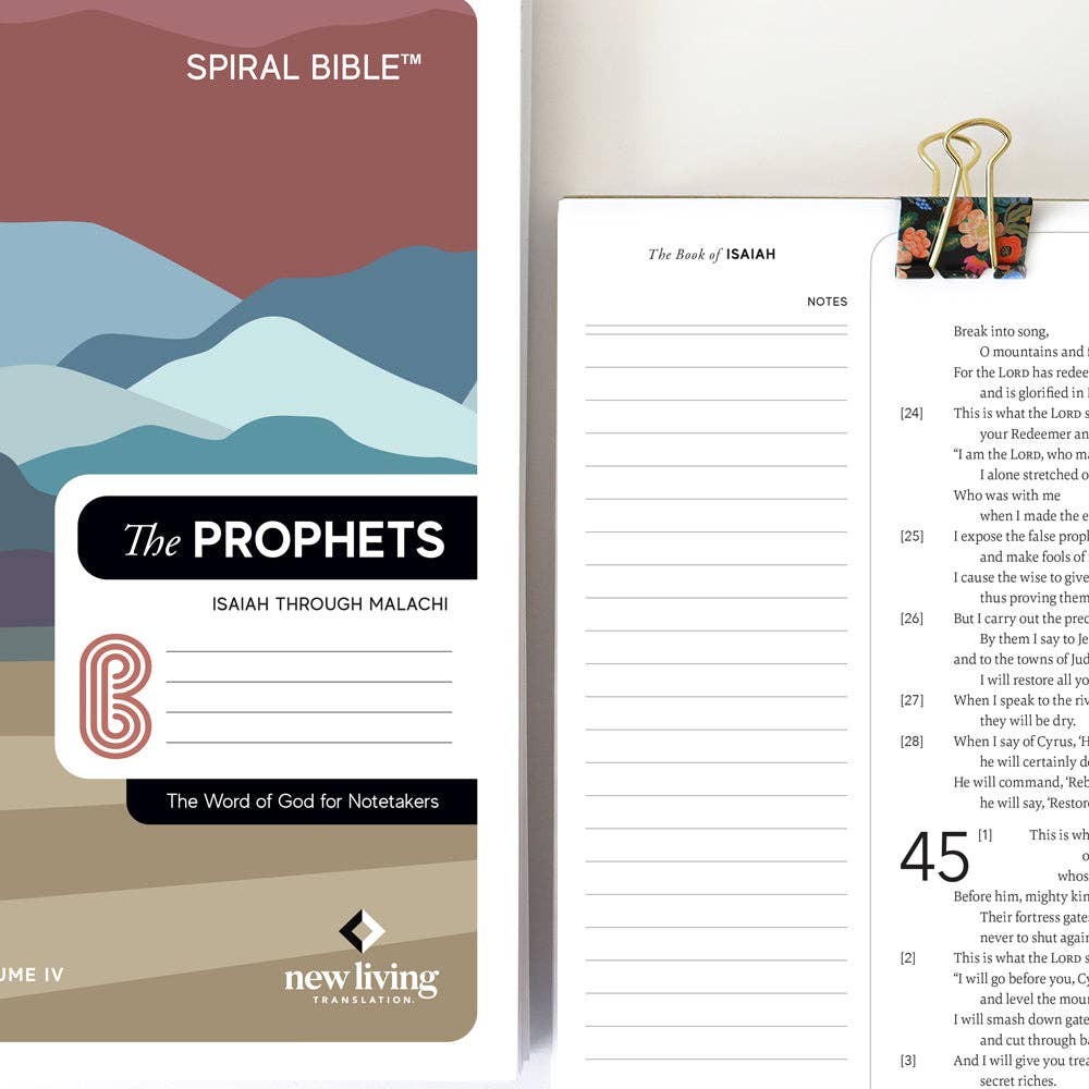 Spiral NLT Bible: Isaiah - Malachi