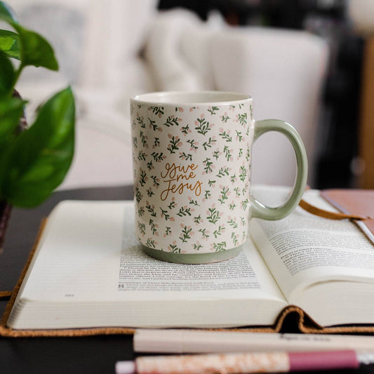 Give Me Jesus Floral Mug