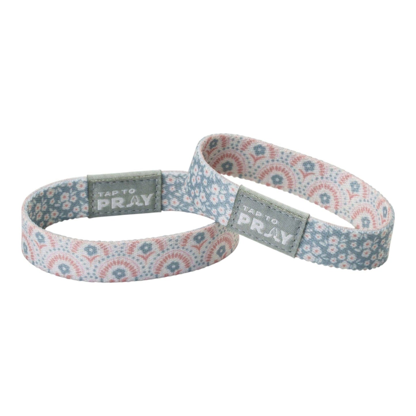 Tap To Pray Wristband: Boho Bouquet