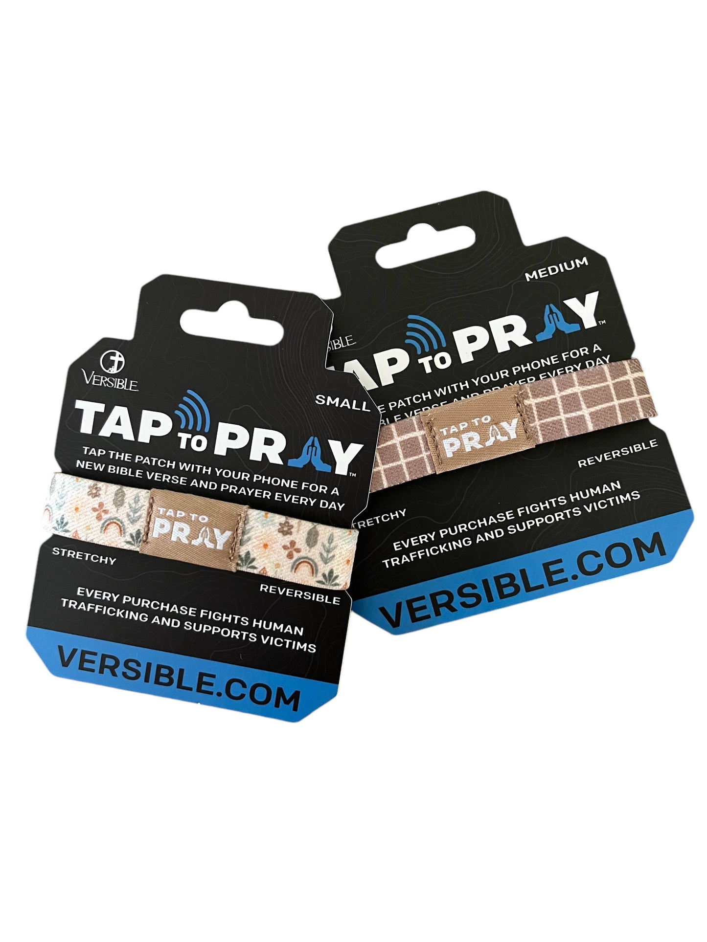 Tap To Pray Wristbands: Prairie &  Plaid