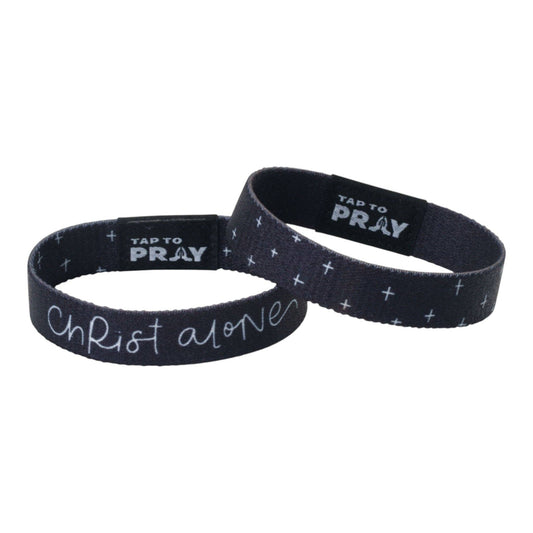 Tap To Pray Wristband: Christ Alone