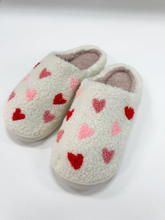 Heart slippers Medium