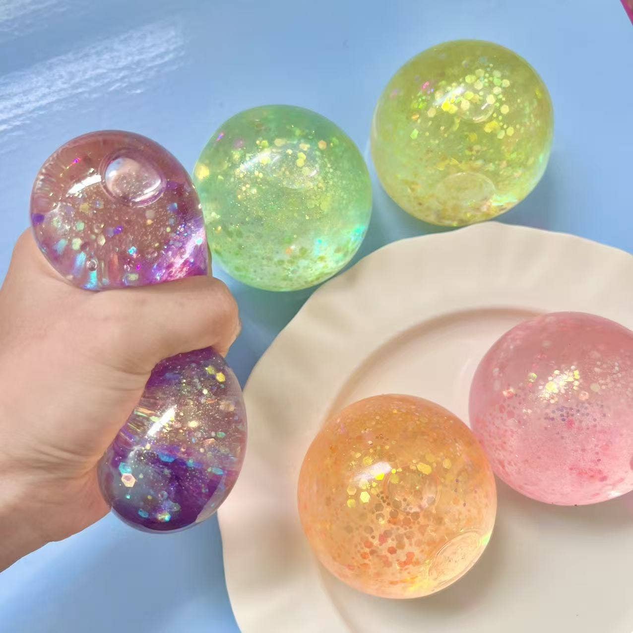 Glitter Ball Squishy {FINAL SALE}