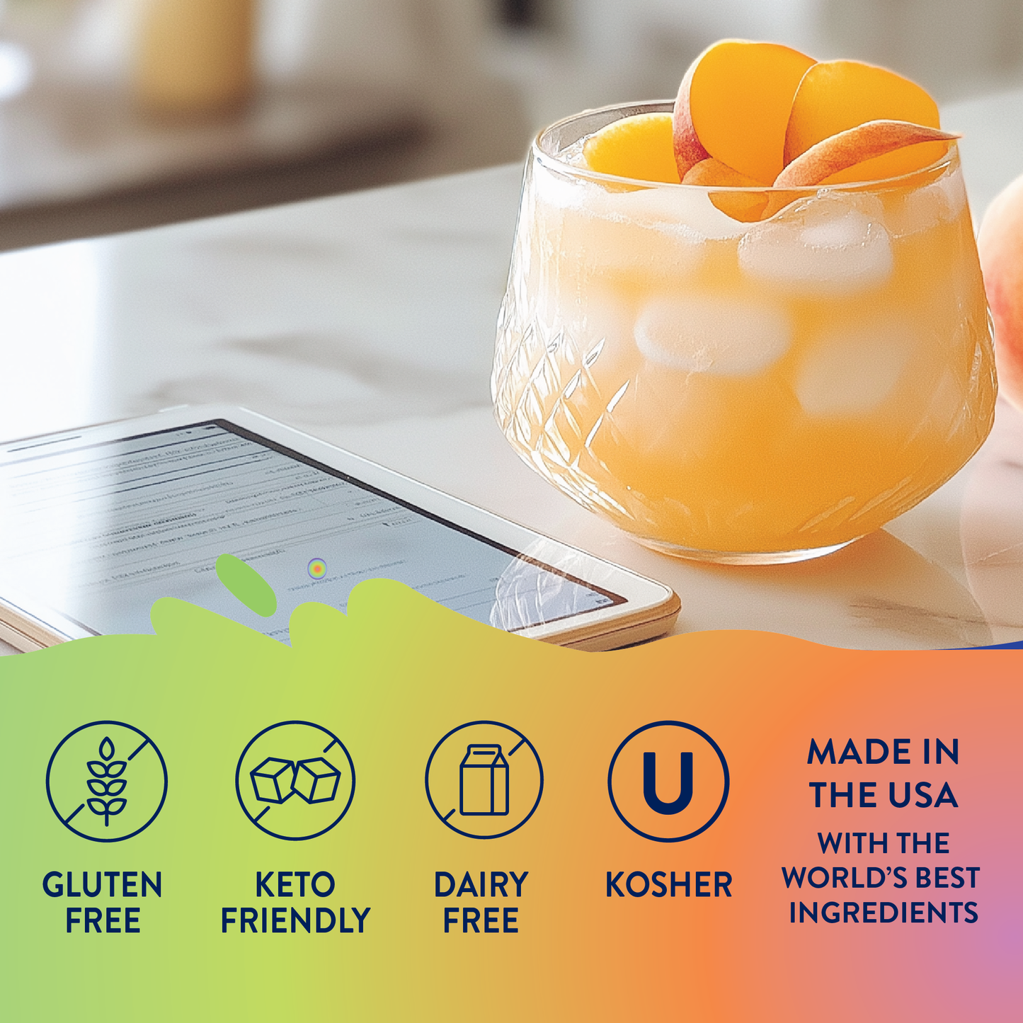 Peach Mango Energy Syrup - 375ml