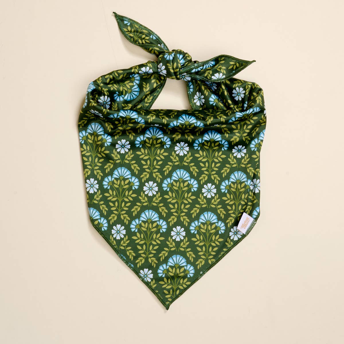 Everbloom Forest Green Pet Bandana