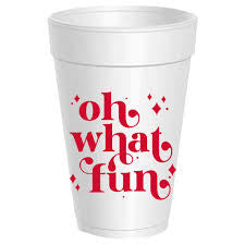 Oh What Fun! Styrofoam Cups