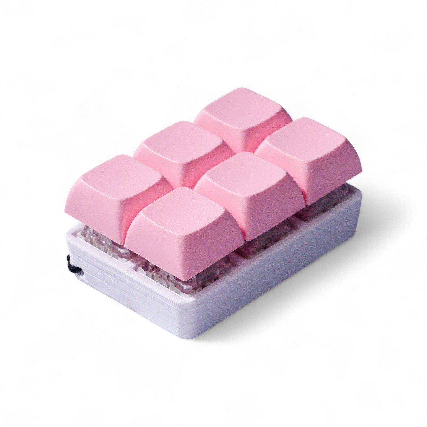 6 Key Keyboard Fidget Keychain
